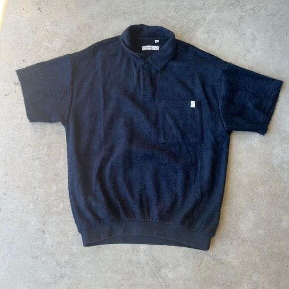 Standard Cloth y2k Polo Navy Yacht Mens size M - Picture 1 of 2
